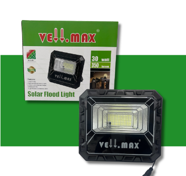 PROYECTOR SOLAR NEGRO 30W-6500K