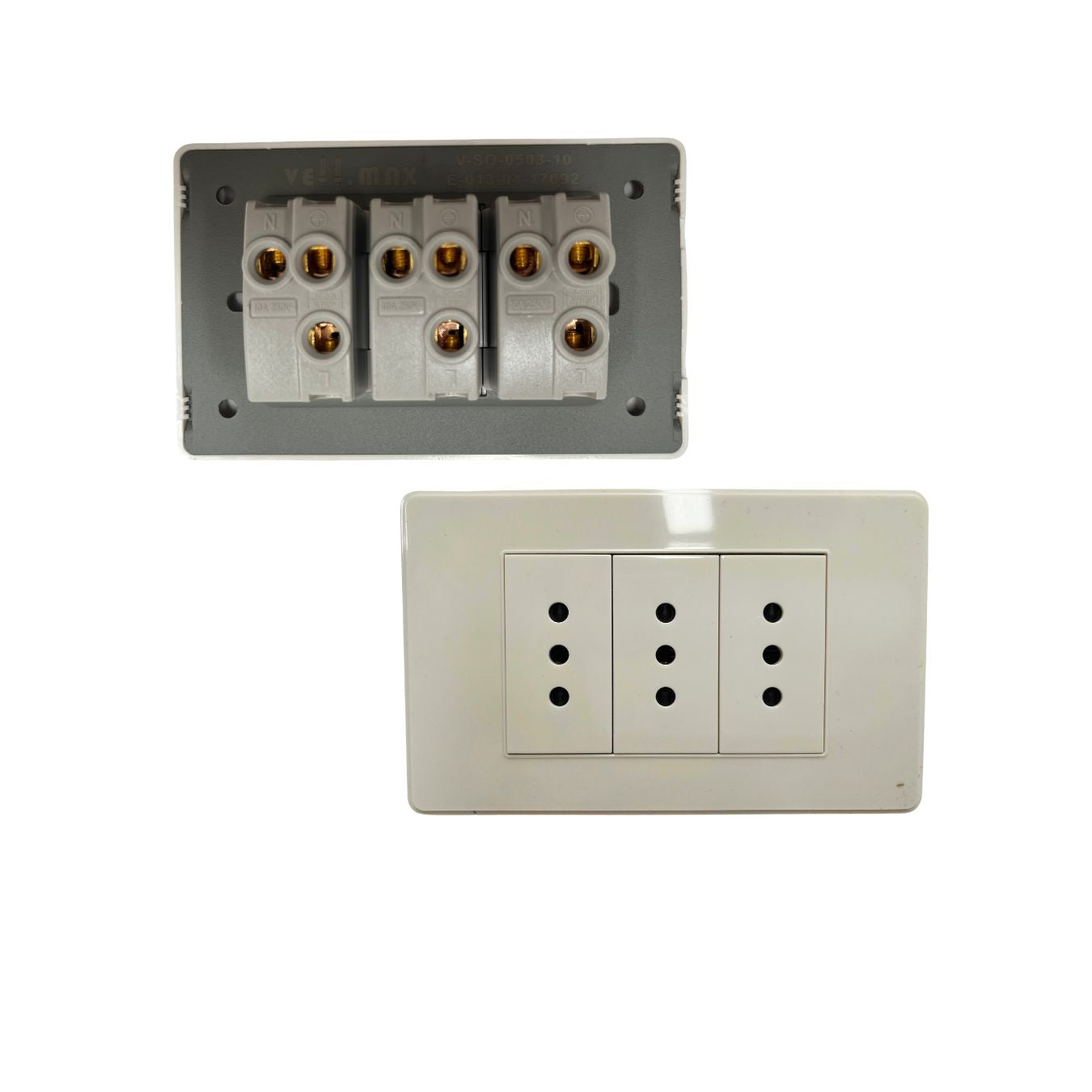 ENCHUFE TRIPLE 10 AMP