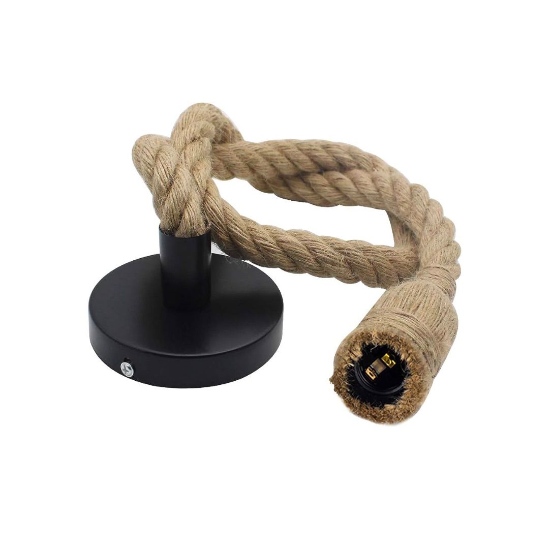 COLGANTE SOQUETE CAÑAMO E27